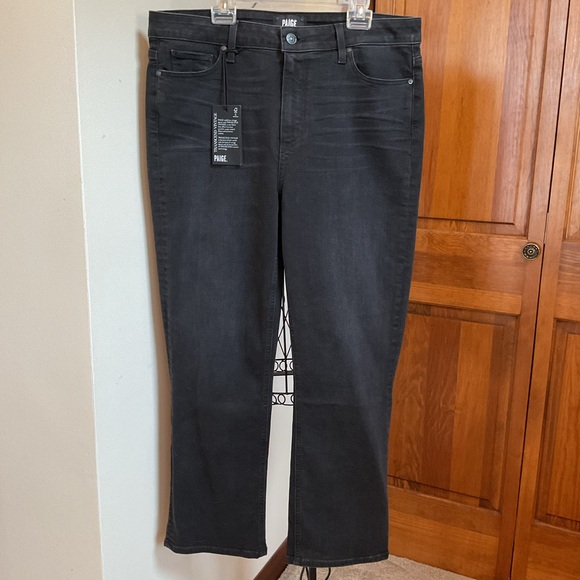 Paige Cindy High-Rise Straight Jeans, 31 - Picture 2 of 10